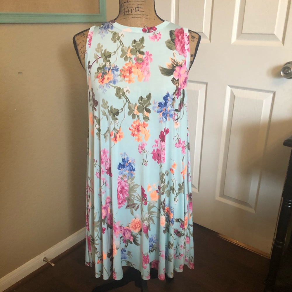 Floral and sassy dress